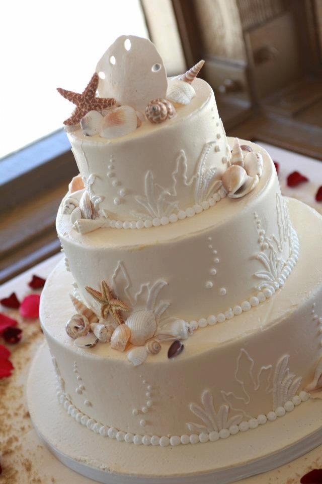 Beach Wedding Cake Ideas