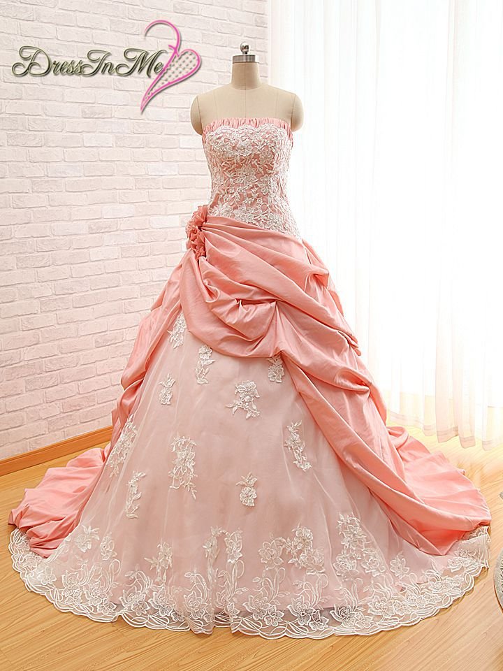 Dusty Rose Wedding Dress