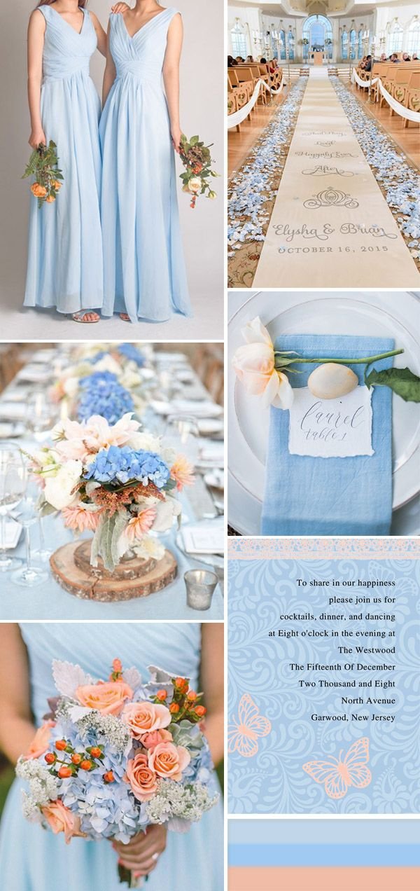 Silver And Baby Blue Wedding Theme