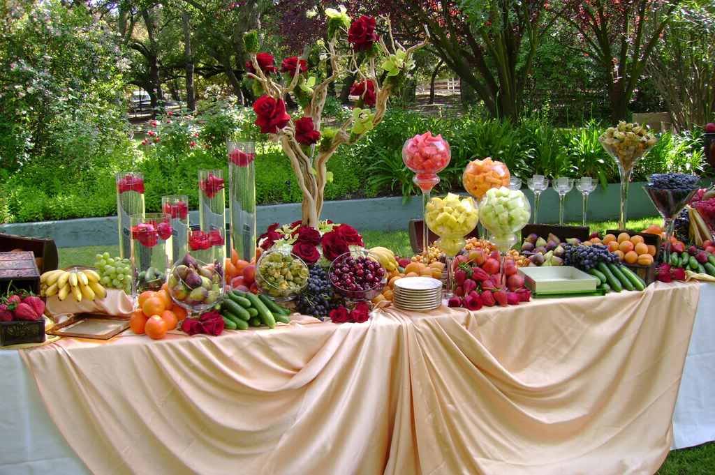 Fruit Displays For Weddings.