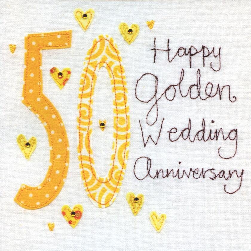 Printable 50th Wedding Anniversary Cards - Free Printable Worksheet
