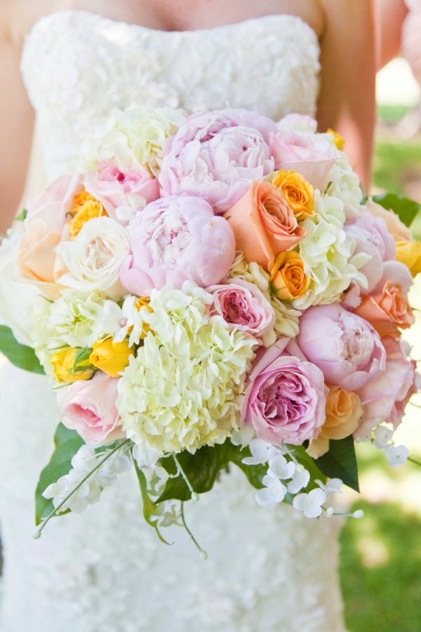Wedding Bouquets Peonies And Hydrangeas