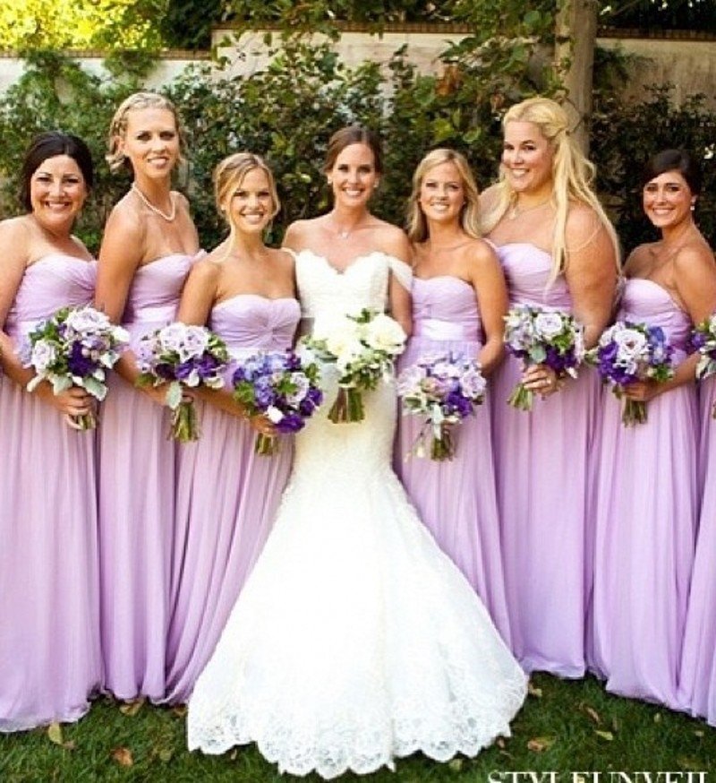 Lavender Ivory And Silver Wedding