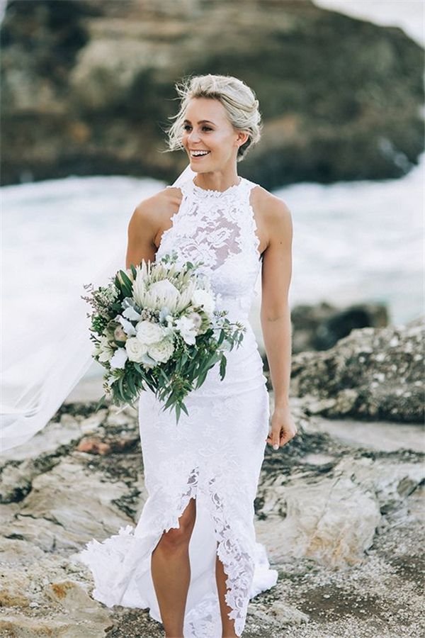 Hawaiian Beach Wedding Dress