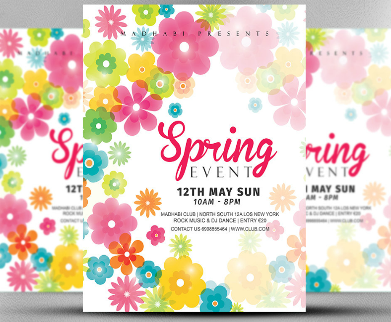 Spring Party Invitation Templates Free