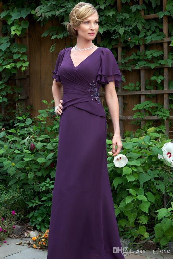 Purple Mother Of The Bride Dresses